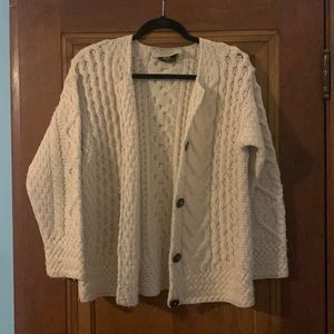 Irish cream wool sweater